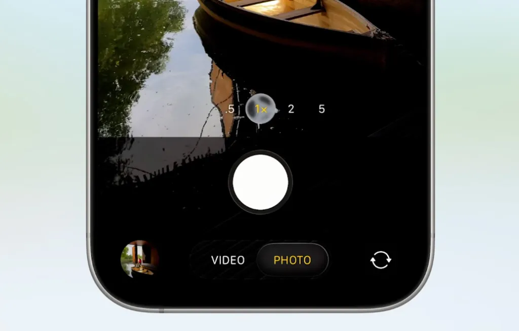 Доступ до режимів Фото та Відео в iOS 26