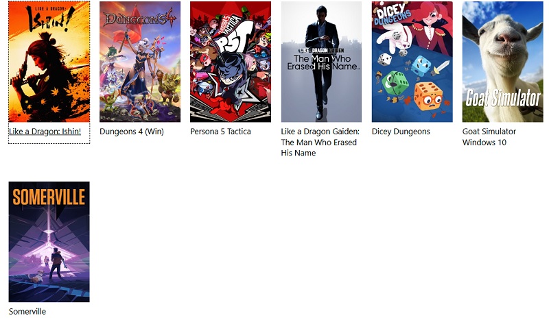 Sept jeux qui quitteront le Xbox Game Pass à la mi-novembre ont été annoncés, dont deux titres Like A Dragon et Persona 5 Tactica.-2