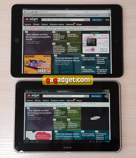 Беглый обзор планшета Apple iPad mini-8