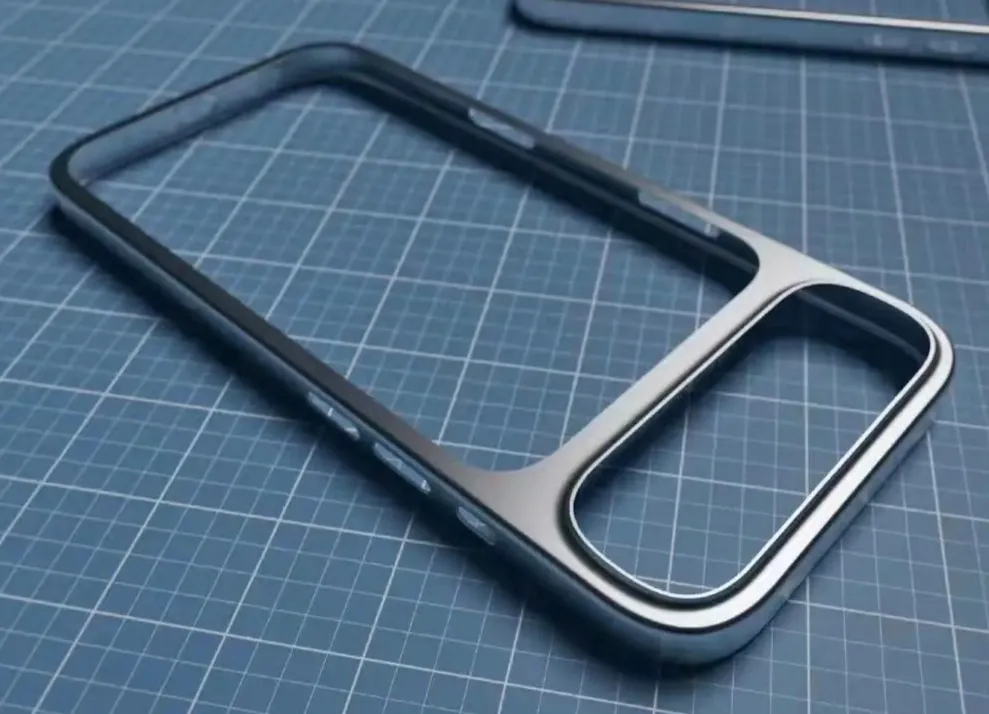 Presumably the frame of one of the upcoming iPhone 17 models