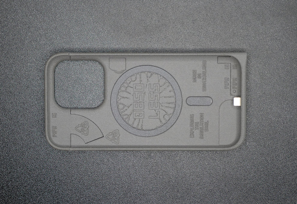 iPhone case with Lightning to USB-C adapter