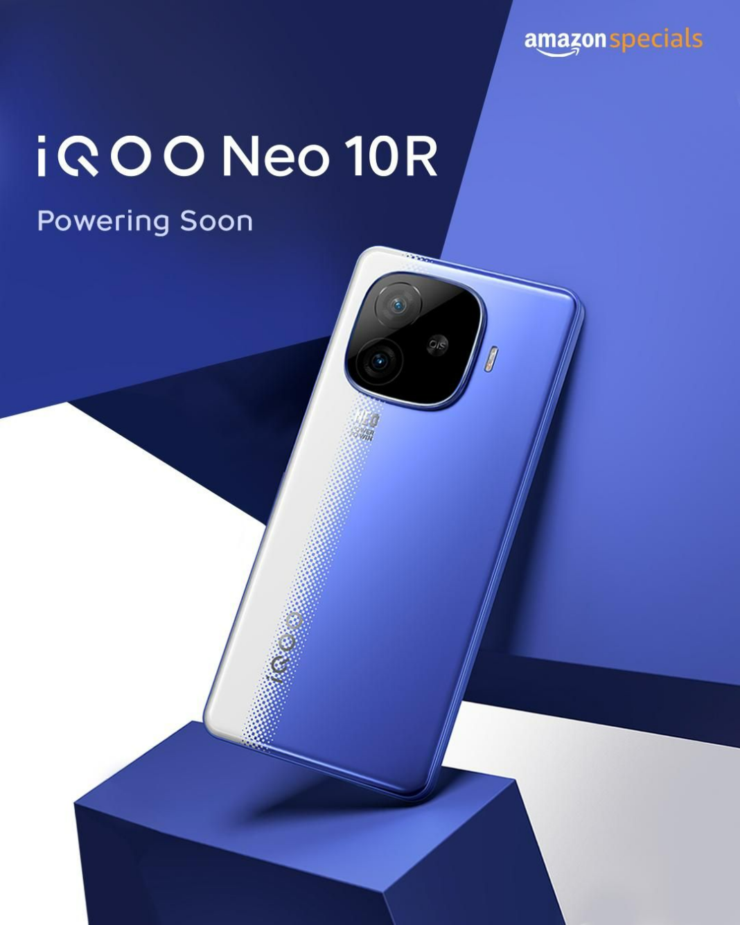 iQOO Neo 10R in Raging Blue colour