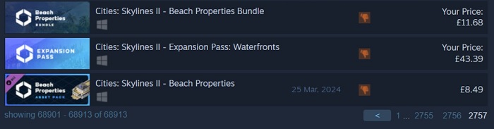 C'était difficile, mais ils ont réussi : les développeurs de Cities Skylines 2 ont présenté l'extension Beach Properties comme le pire produit sur Steam-2