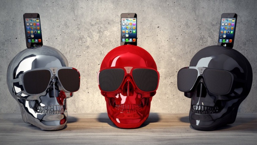 Jarre Aeroskull: акустические системы в виде стилизованного черепа