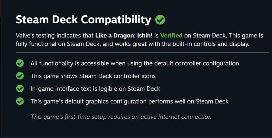 Remake of Like a Dragon: Ishin! will be fully compatible with the Steam Deck handheld console-2