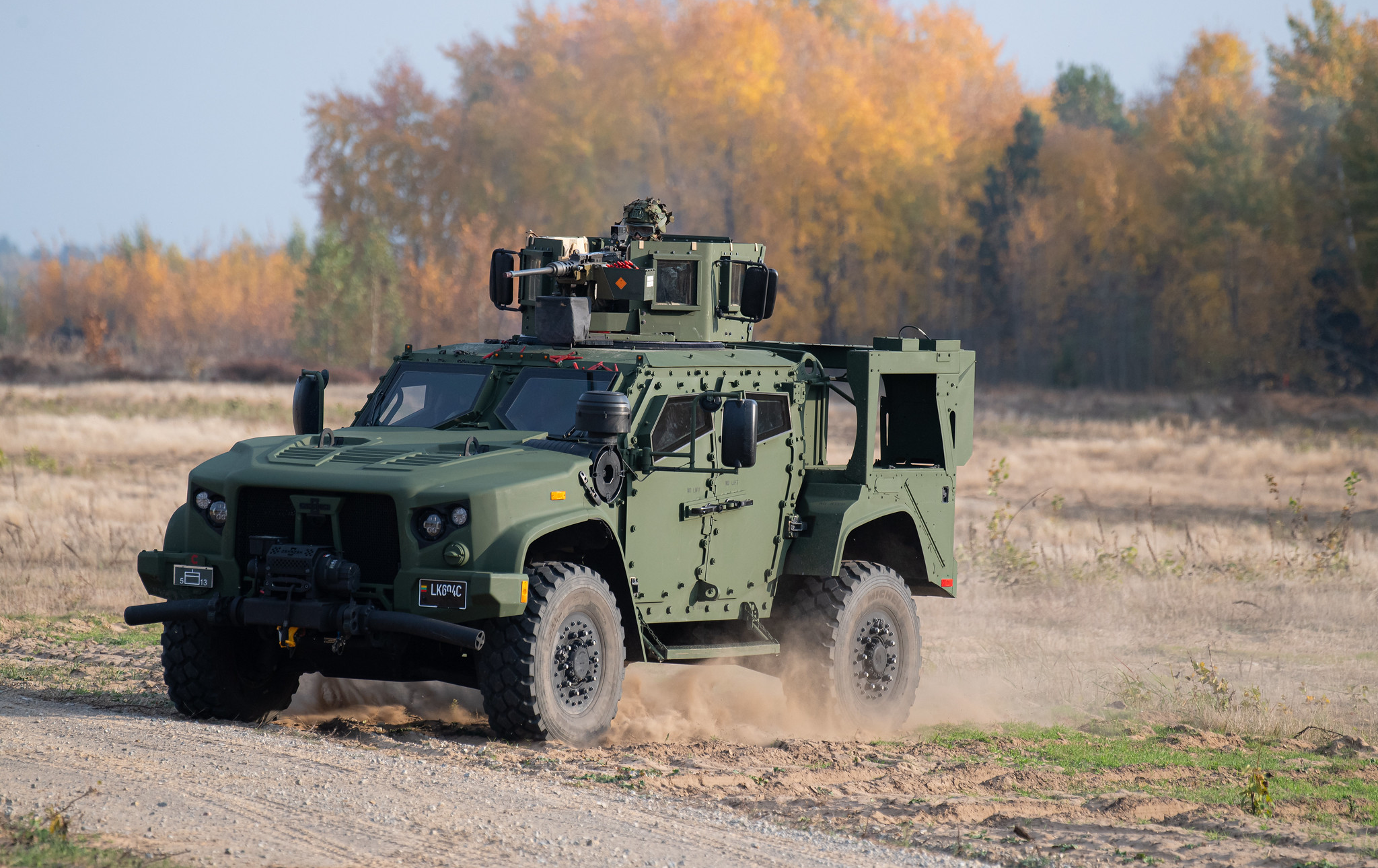 Бронеавтомобиль JLTV ВС Литвы. Иллюстрация: Минобороны Литвы