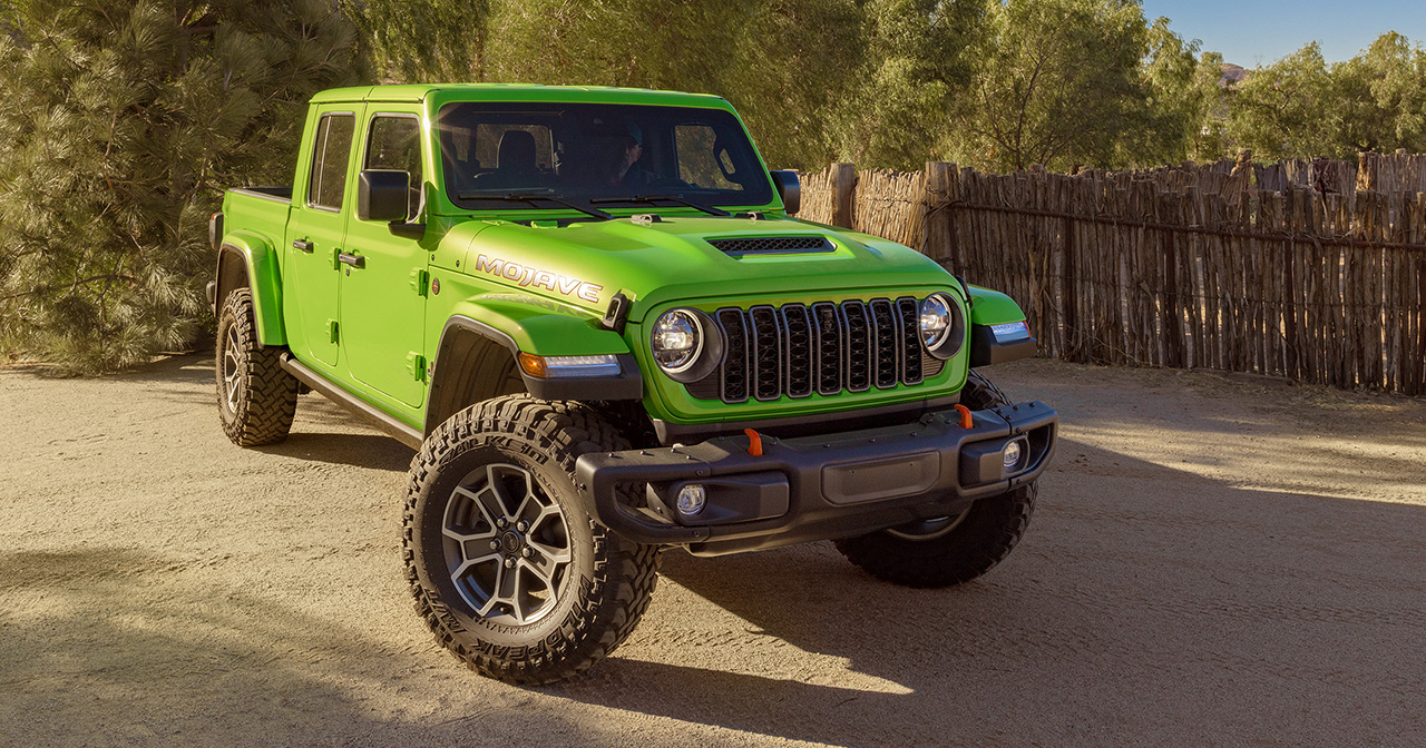 Jeep Gladiator в цвете Mojito Green