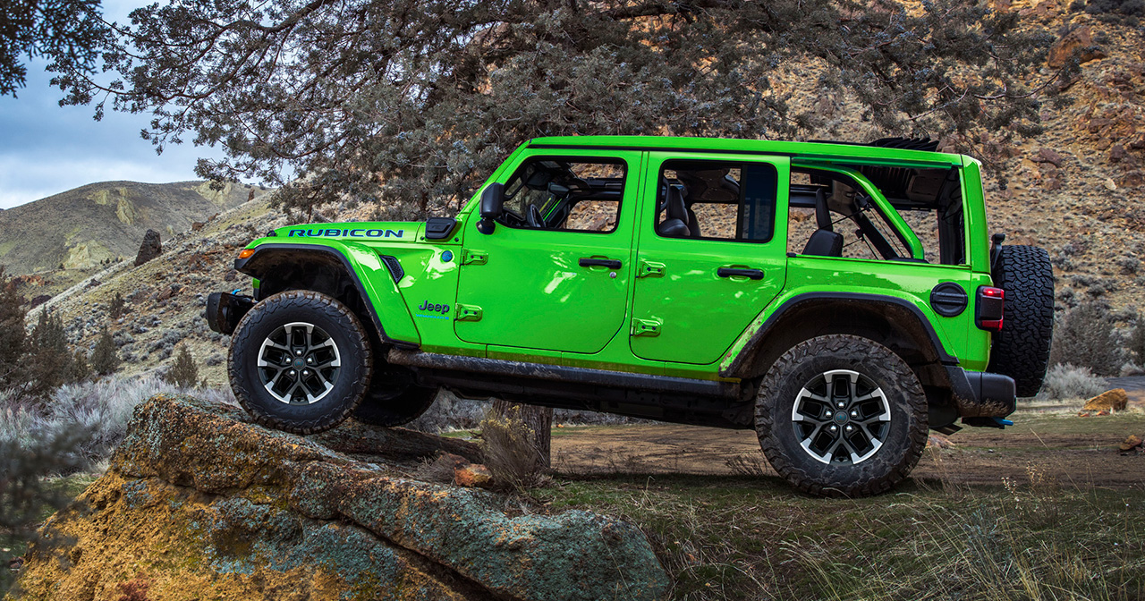Jeep Wrangler в цвете Mojito Green