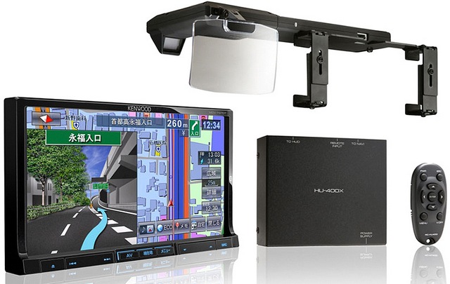 Как в реактивных самолётах: прозрачный навигатор JVC Kenwood MDV-737HUD-2