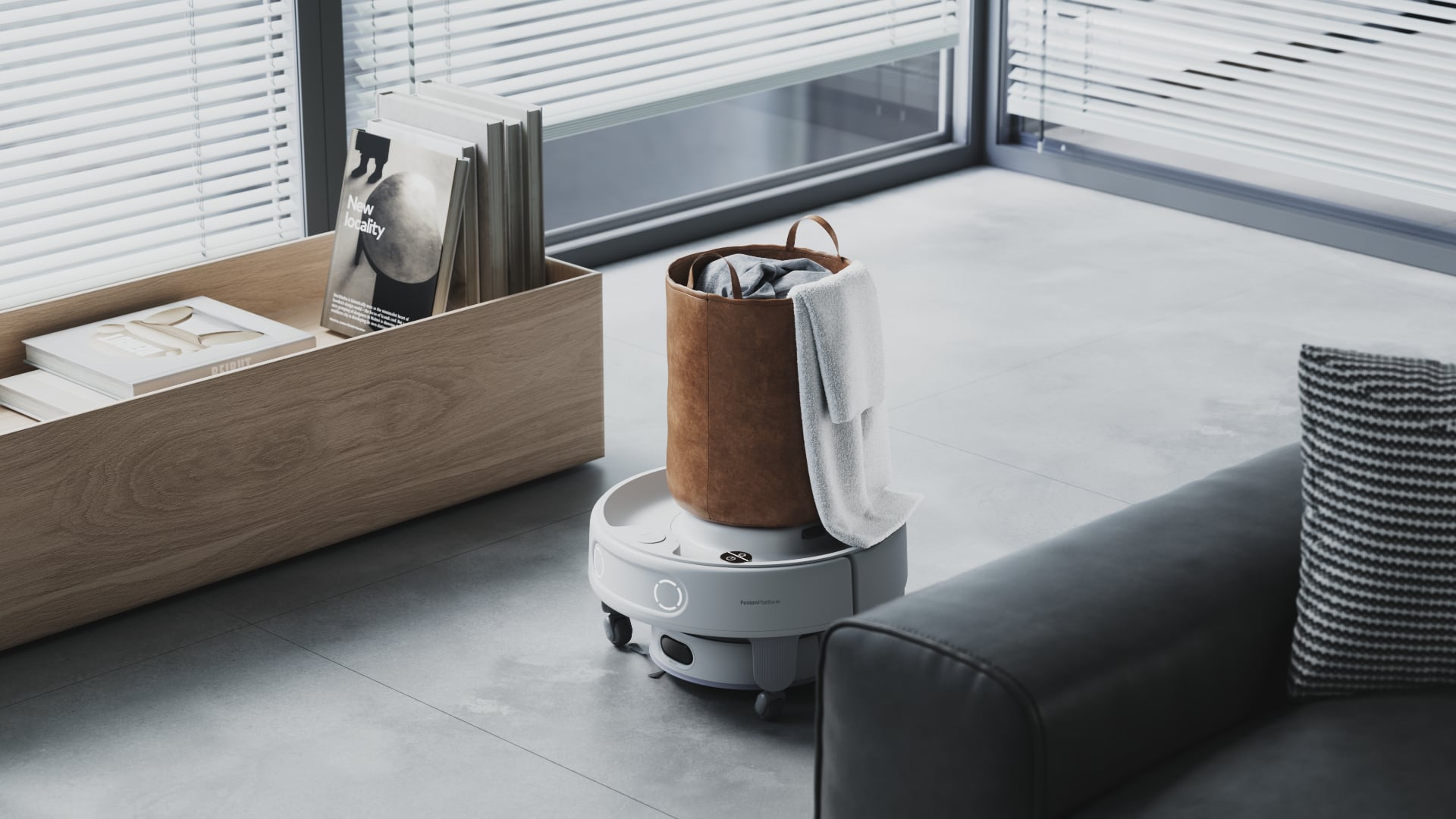Delivery with SwitchBot K20+ Pro. Illustration: SwitchBot