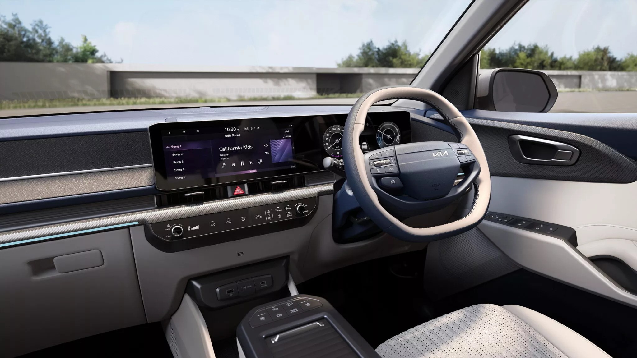 Kia Carens Clavis EV вид збоку