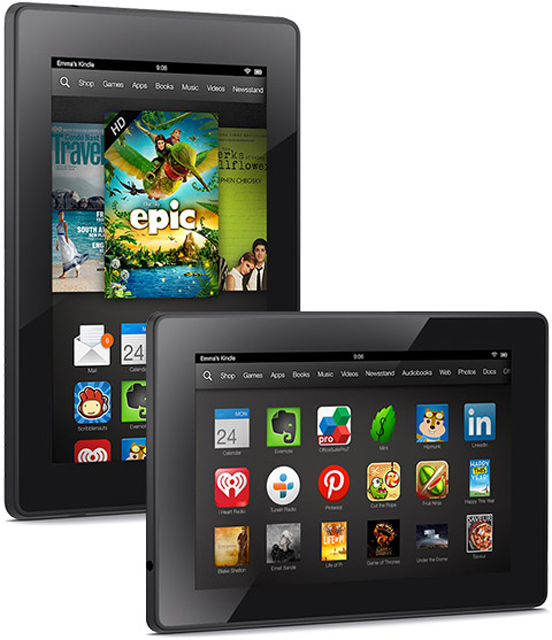 Обновление линейки планшетов Kindle Fire: HD и HDX-4