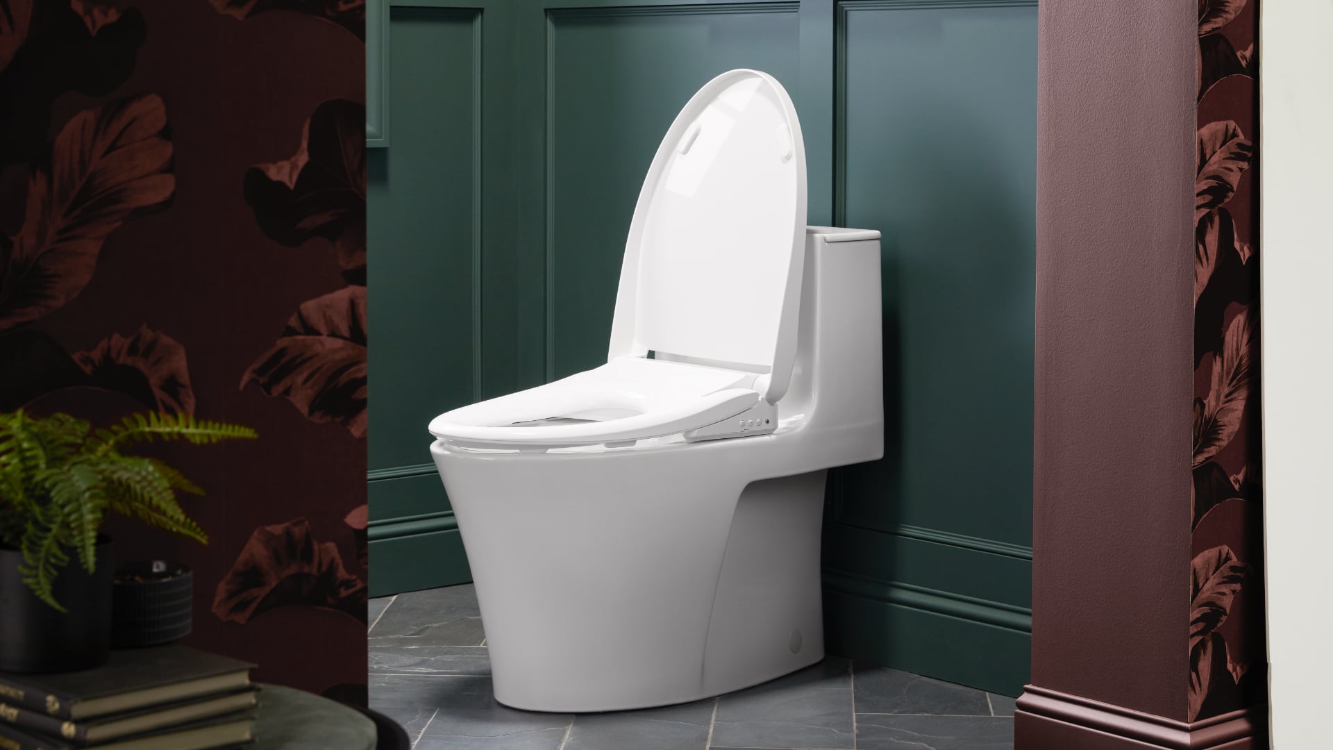 Kohler PureWash E930 toilet seat with Google and Amazon Alexa
