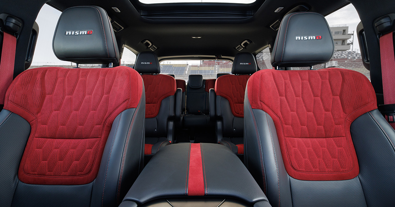 On a Nissan Armada NISMO test drive.