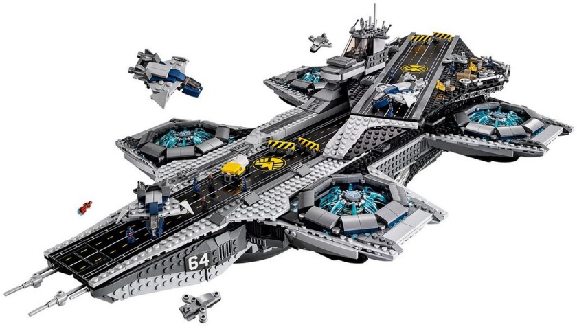 Уберите детей от мониторов: LEGO выпустит воздушный авианосец из Мстителей