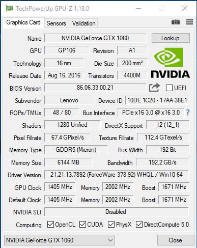 Обзор геймерского ноутбука Lenovo Legion Y720-32