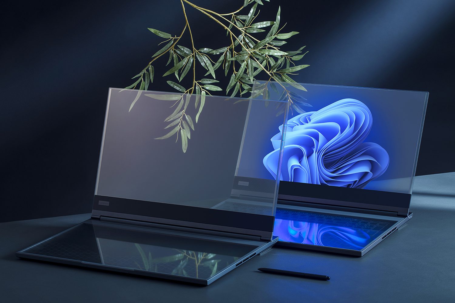 Концепт Lenovo ThinkBook Transparent Display