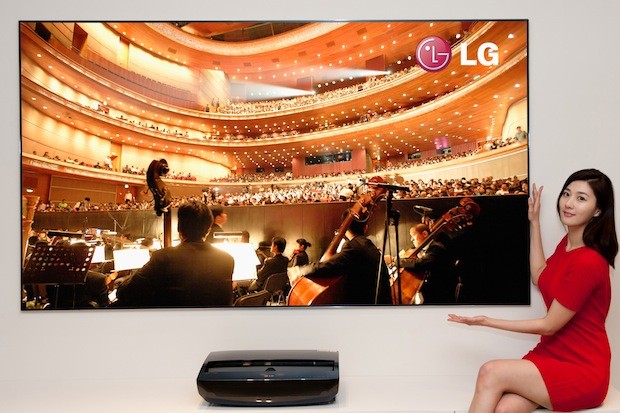 Короткофокусный лазерный проектор LG Cinema Beam появился в продаже в Корее Короткофокусный лазерный проектор LG Cinema Beam появился в продаже в Корее