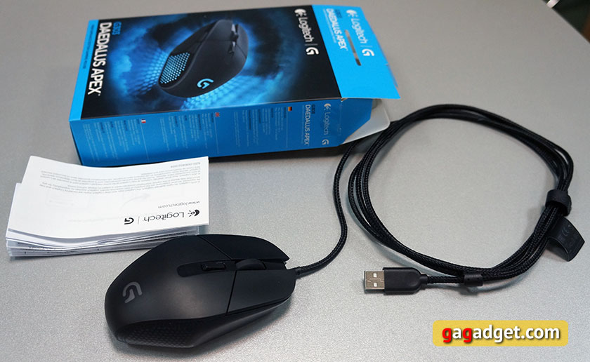 Обзор геймерской мышки Logitech Daedalus Apex G303-3