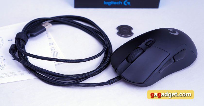 Беглый обзор игровой мышки Logitech G403 Prodigy, клавиатуры G213 и гарнитуры G231-8