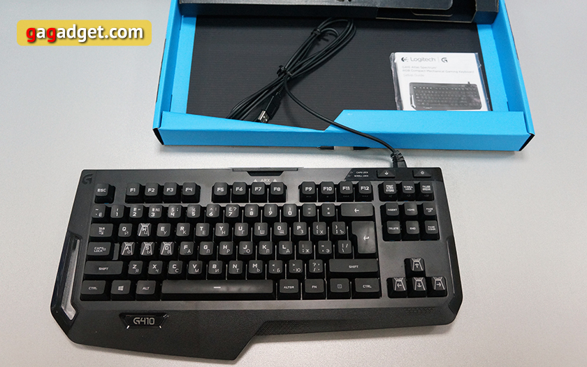 Обзор механической геймерской клавиатуры Logitech G410 Atlas Spectrum-3