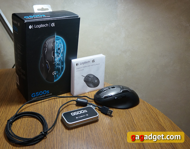 Обзор лазерной игровой мыши Logitech G500s