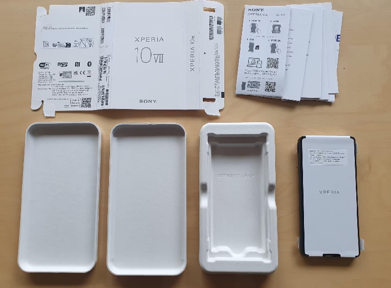 Смартфон Sony Xperia 10 VII без зарядного адаптера и кабеля