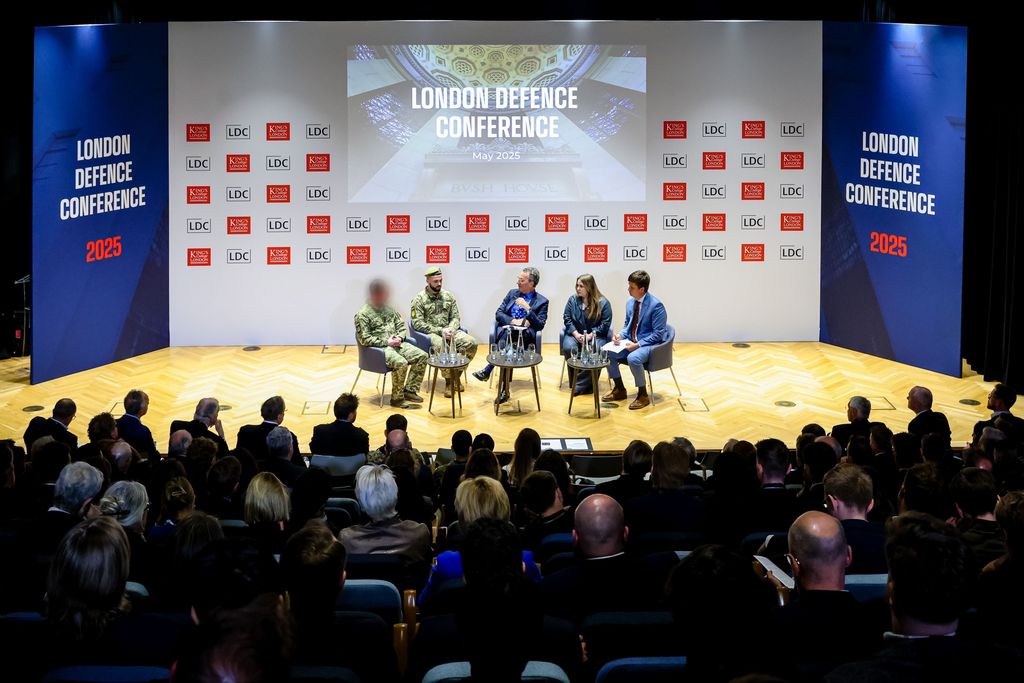 Panel discussion at the London Defence Conference. Illustration: Ministry of Defence