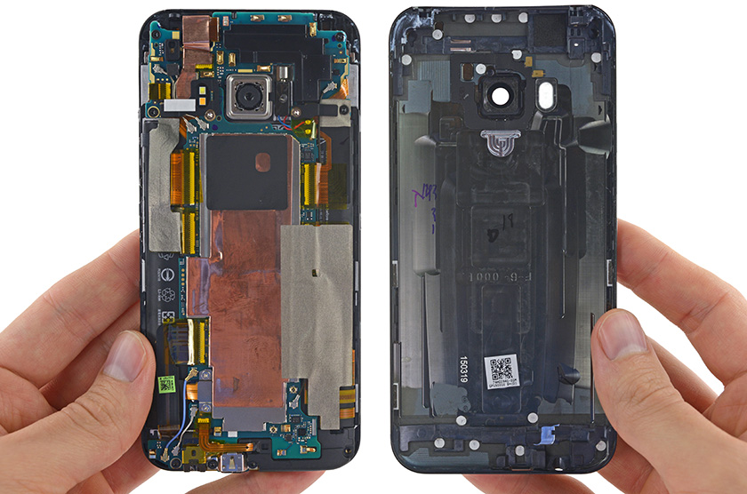 HTC One M9 практически не пригоден для ремонта-2