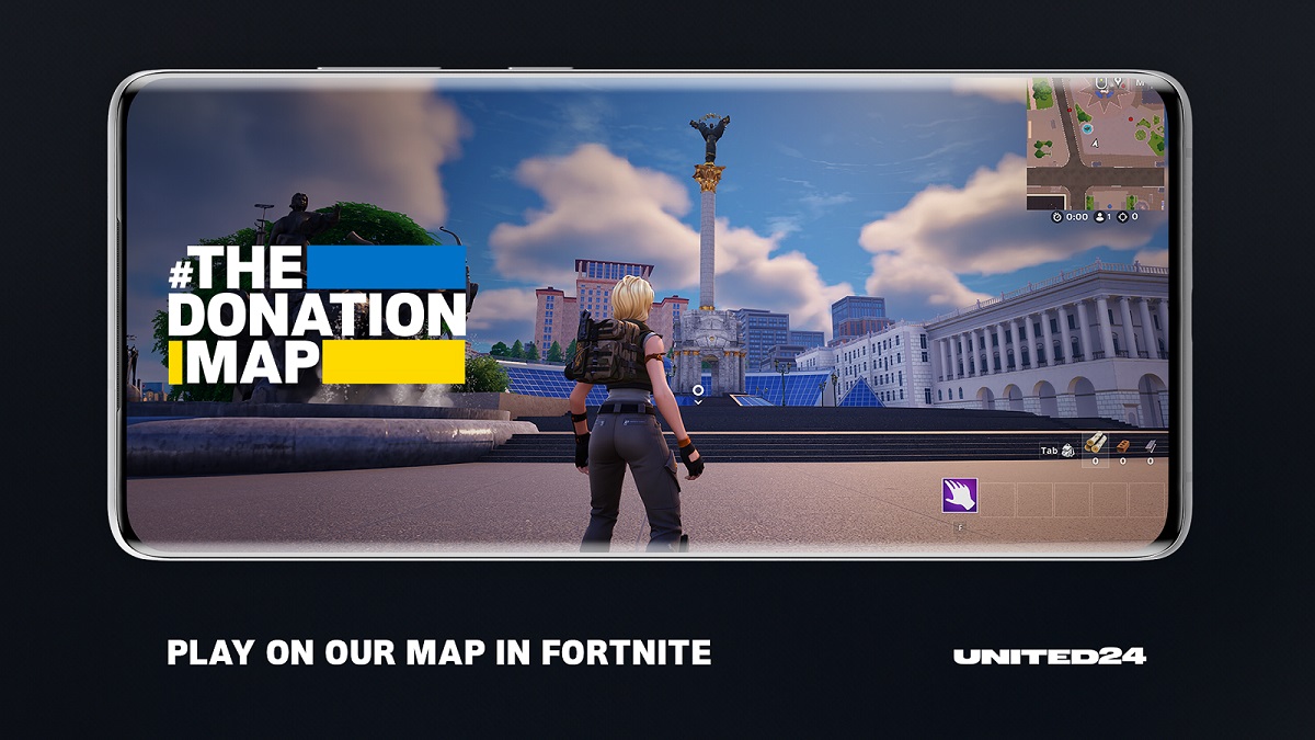 Participez ! Fortnite offre une occasion unique d'aider à la reconstruction de l'Ukraine en se promenant dans le centre virtuel de Kiev.