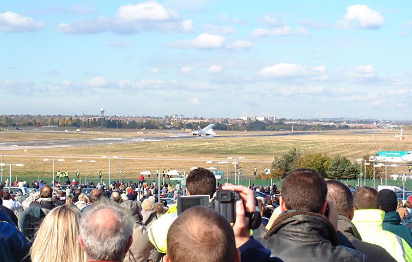 The Concorde's farewell flight