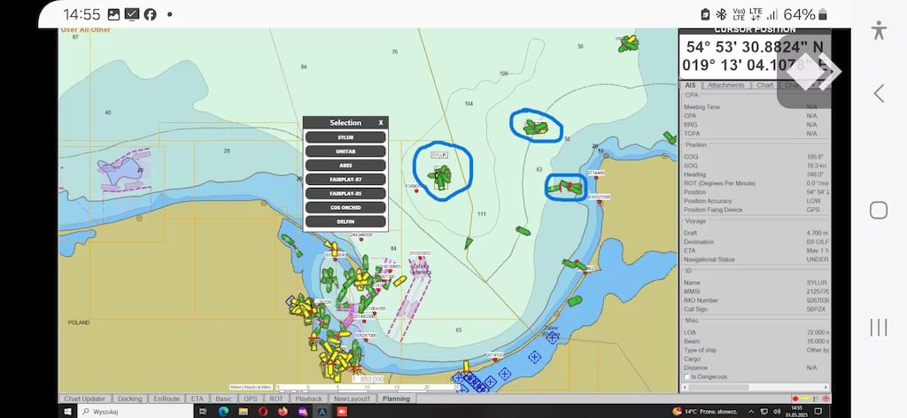 Результати локалізації джерела перешкод GNSS
