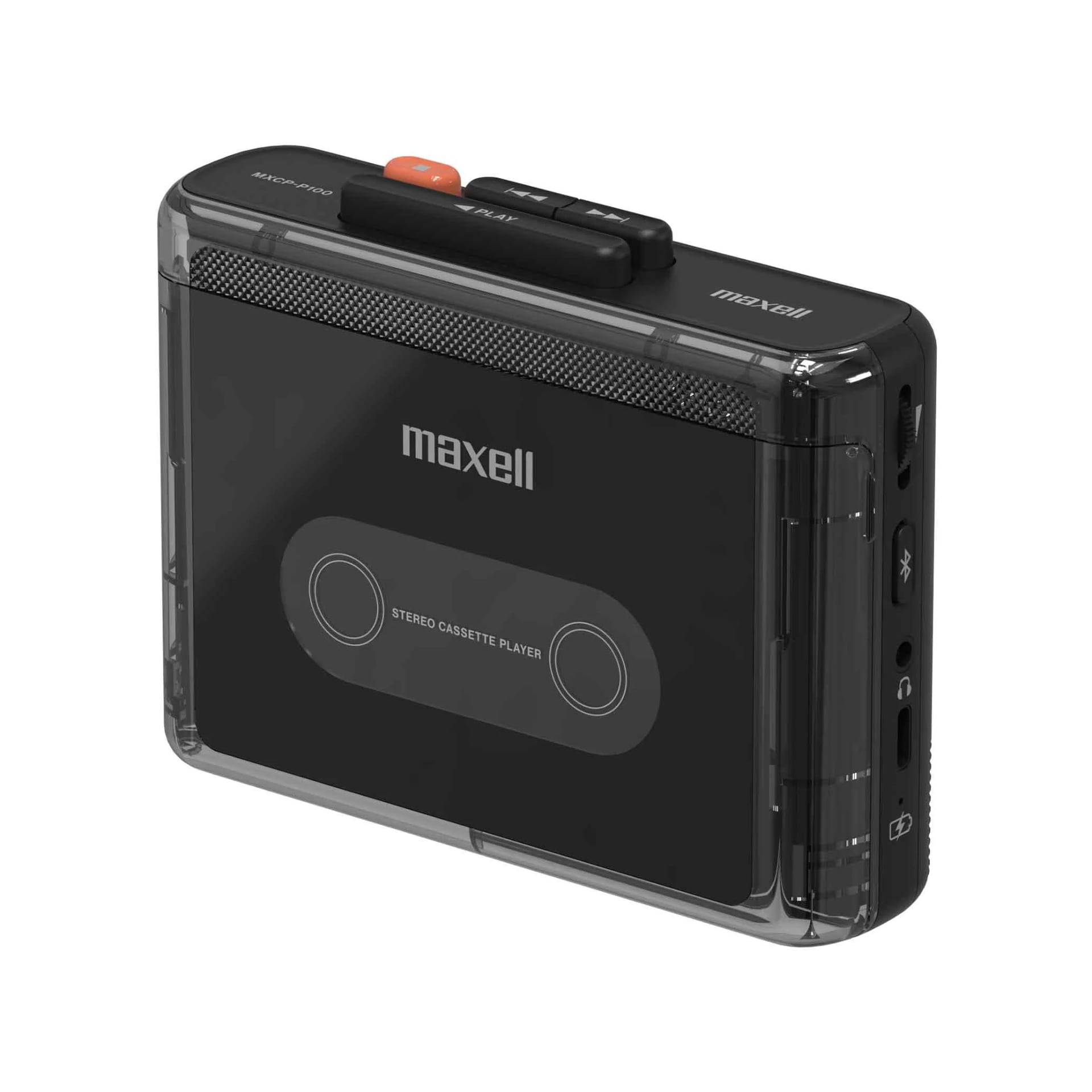 Maxell MXCP-P100 на тлі касет