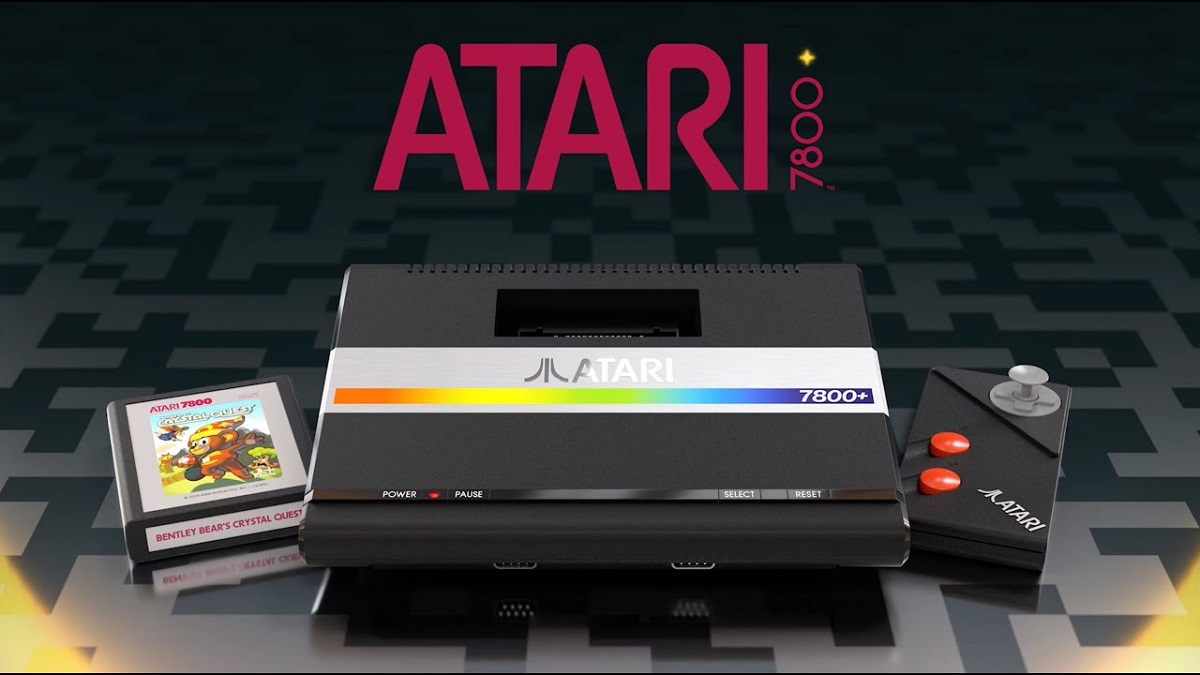 For those who are nostalgic: Atari 7800+ retro console with support for original cartridges and HDMI-port has been announced