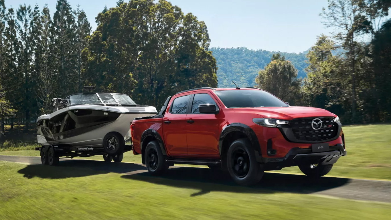 Mazda BT-50 with a new design