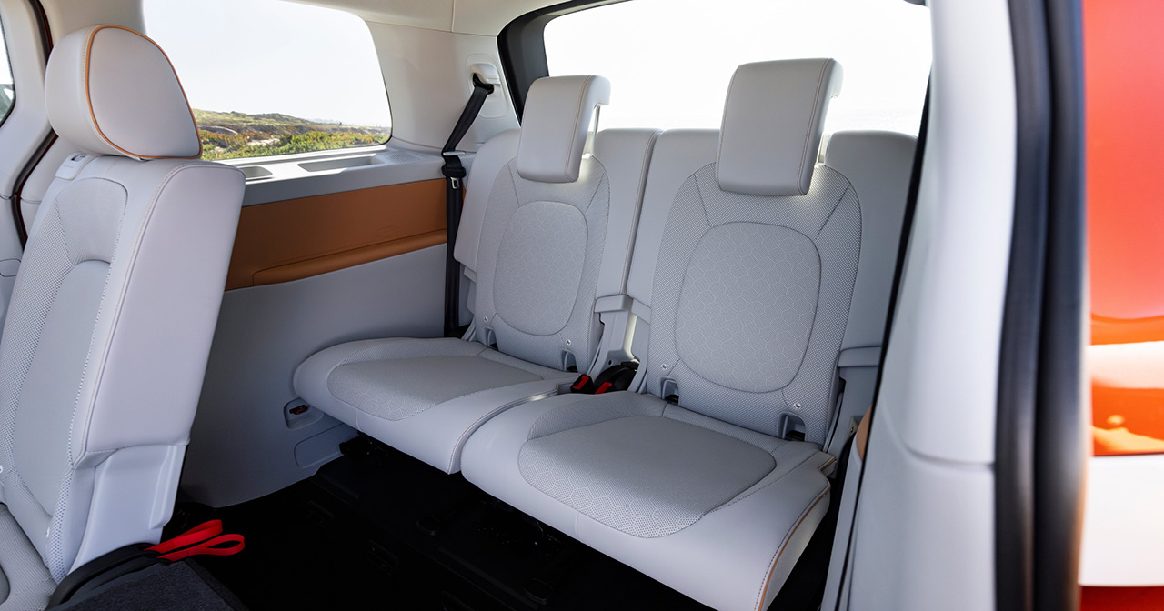 Third row of seats VW ID.Buzz