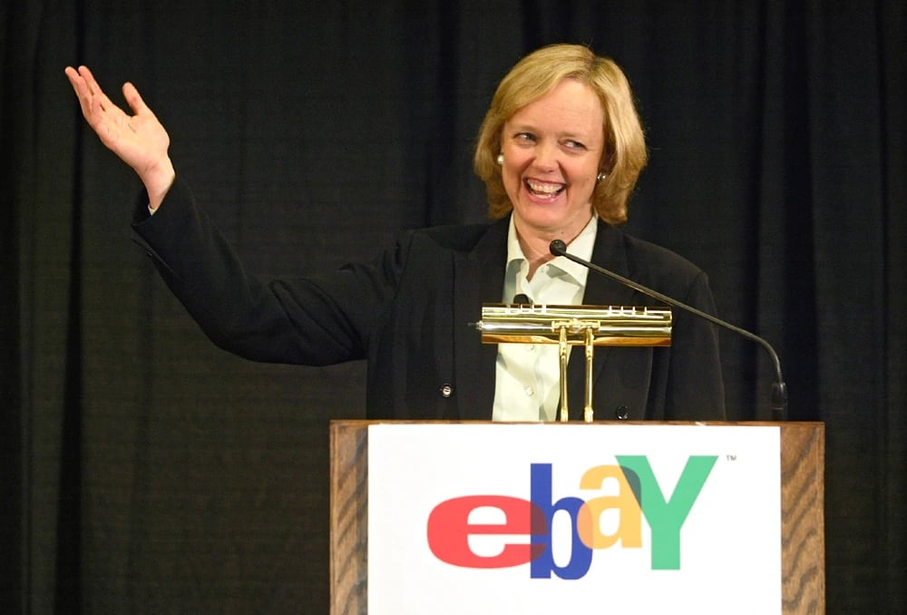 Meg Whitman, CEO of eBay. Illustration: NBC News