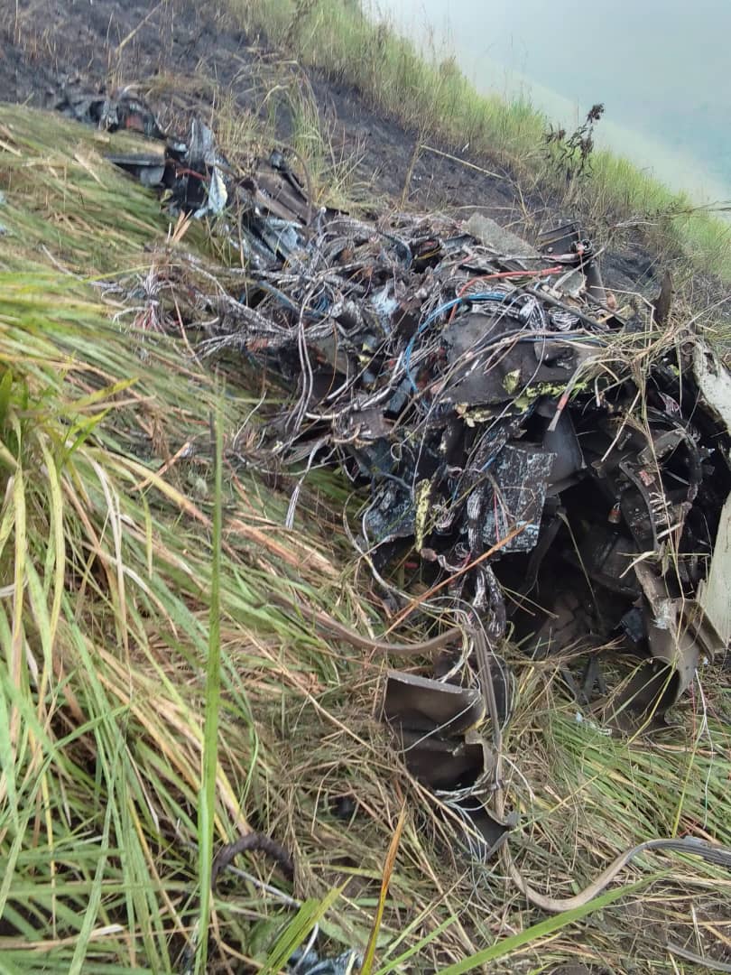 A Russian-made Mi-28NE Night Hunter helicopter crashed in Uganda, killing all crew members-4