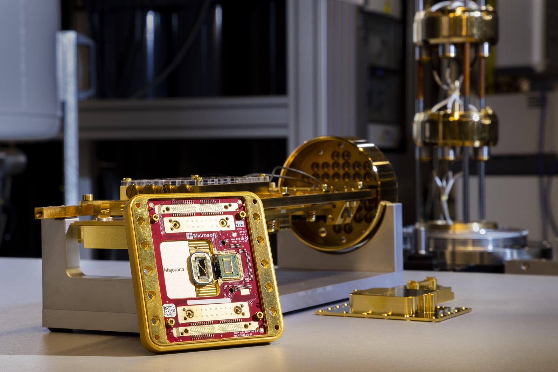 Majorana 1 quantum computing chip. Source: Microsoft