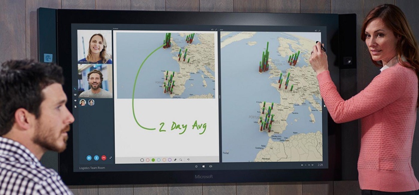 Microsoft Surface Hub:  84-дюймовый «умный» сенсорный 4К-телевизор на Windows 10-2
