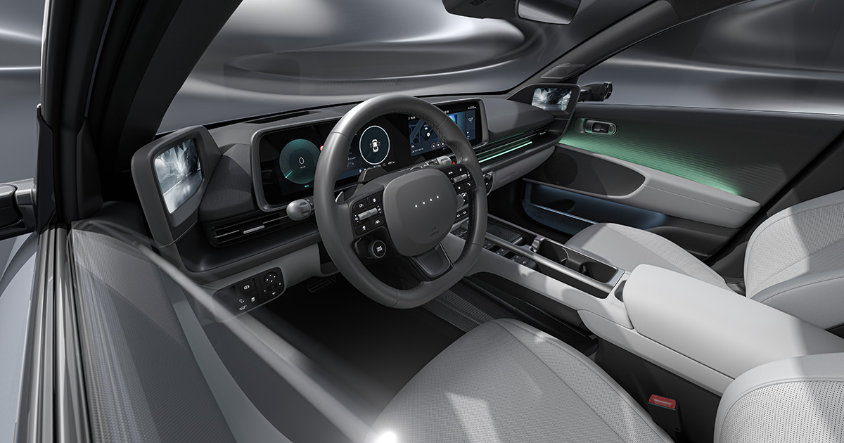Кнопки управління в Hyundai Ioniq 6