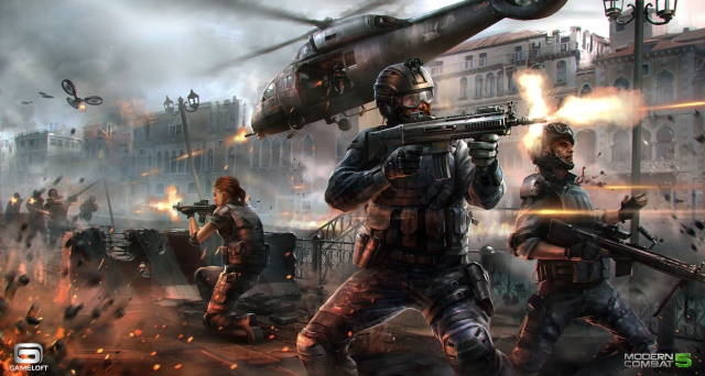 Вышла очередная часть шутера от первого лица Modern Combat 5