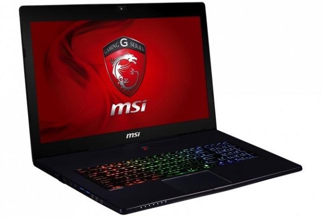 Тонкий 17.3-дюймовый игровой ноутбук MSI GS70