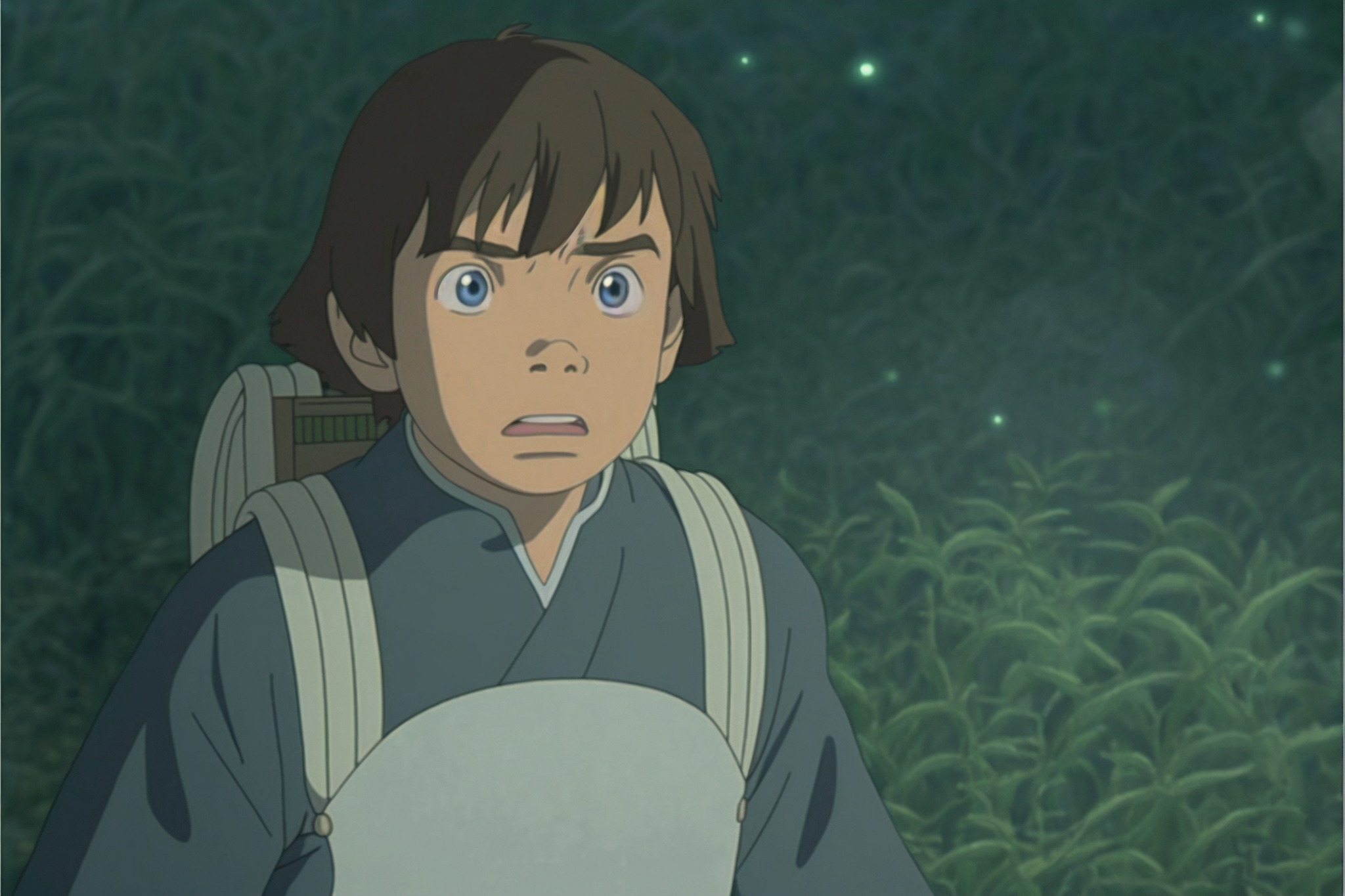 Nijijourney neural network depicts iconic Star Wars characters in Studio Ghibli style-2