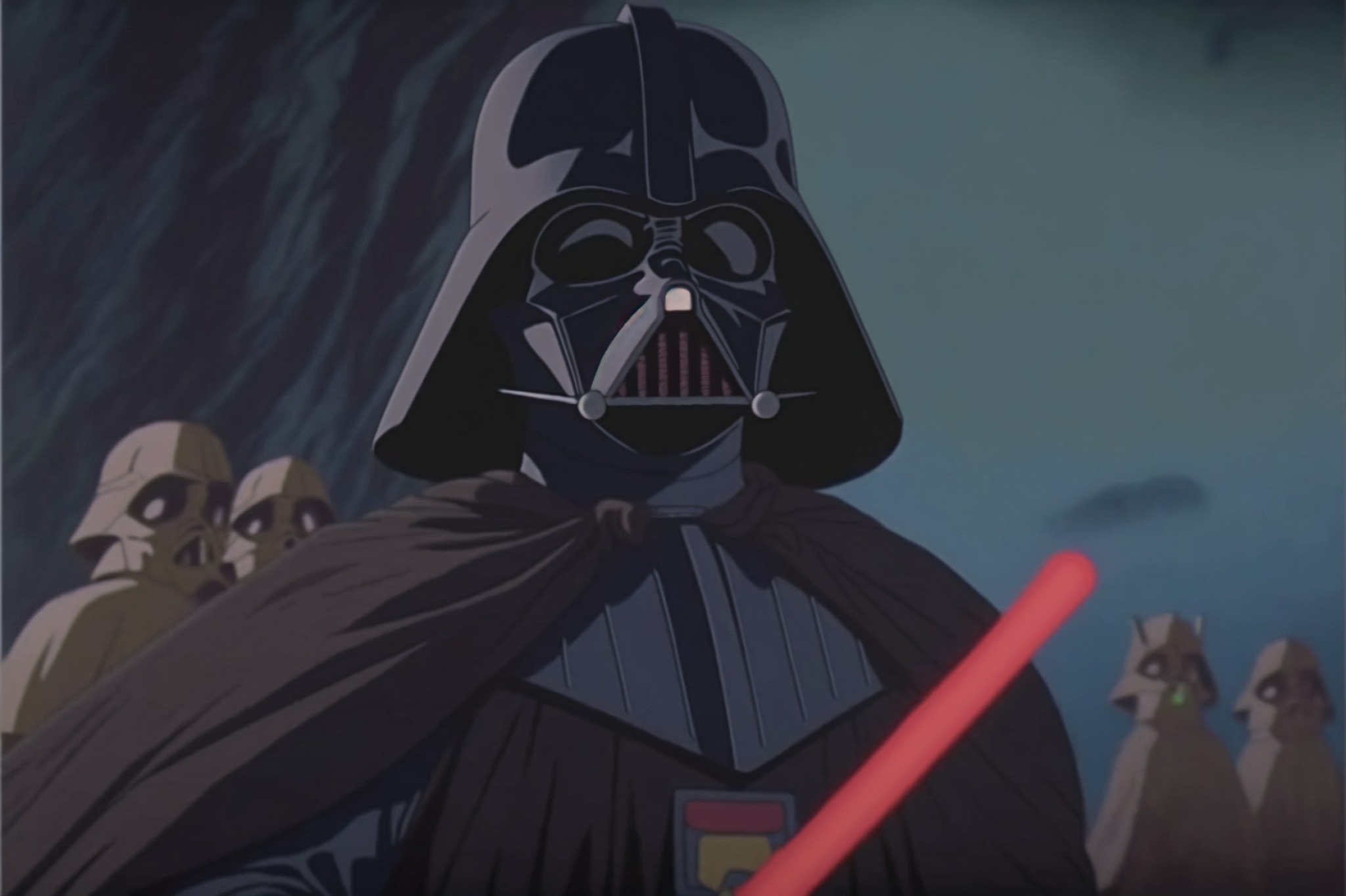 Nijijourney neural network depicts iconic Star Wars characters in Studio Ghibli style-3