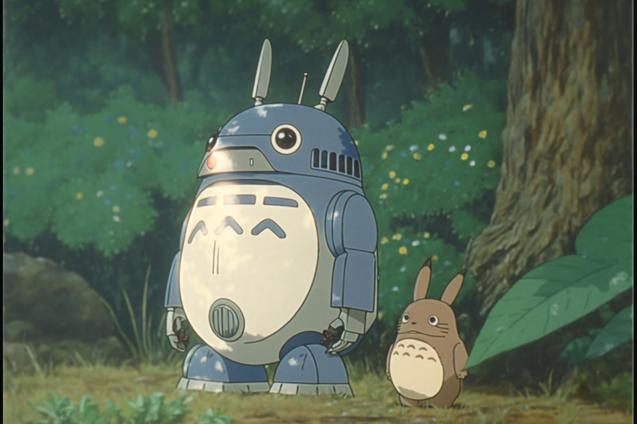 Nijijourney neural network depicts iconic Star Wars characters in Studio Ghibli style-7