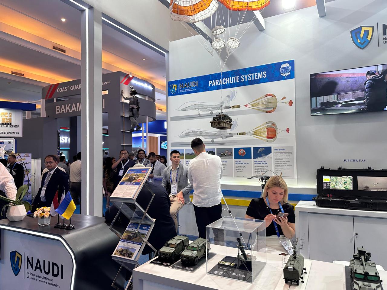 Ukrainian stand at the Indo Defence Expo Forum in Indonesia