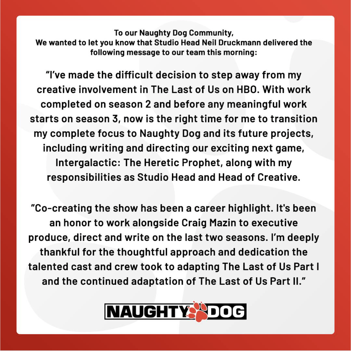 Логотип студії Naughty Dog