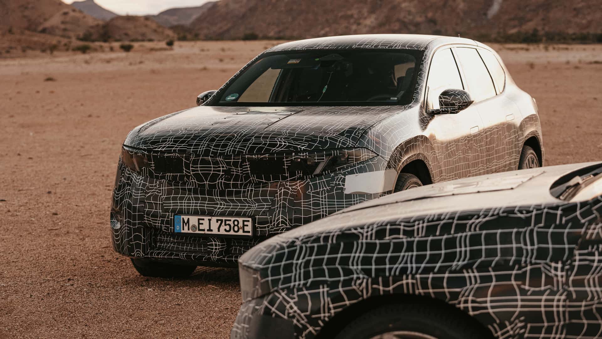 BMW iX3 prototype with new platform