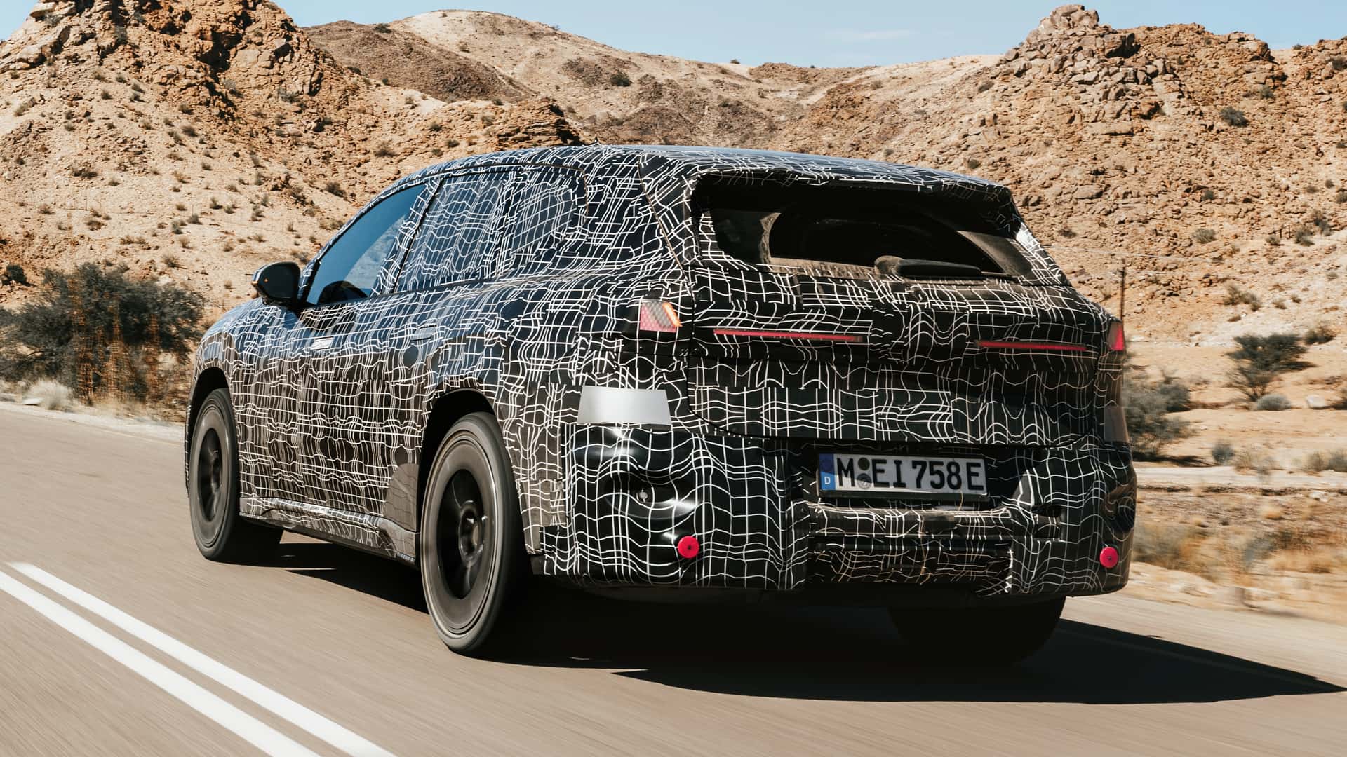 BMW iX3 prototype